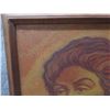 Image 2 : Hawaiian Female Artwork, Signed by Artist Nahoolewa, Wood Framed 15"x19"