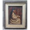 Image 1 : First Hawaiian Bible Artwork, Signed by Artist Le Branch  '71, Framed & Matted 20"x24"