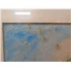 Image 8 : Ocean Scene Artwork Signed by Artist  S. Hironaka '52 Hilo, Hawaii, Framed & Matted 27"x23"