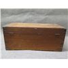 Image 8 : Wooden Camphor Chest w/ Metal Hardware (No key) 27"x13"x12"H
