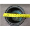 Image 9 : Footed Blue Raised Design Planter Pot w/ Maker's Mark 13" dia, 12"H