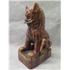 Image 2 : Guardian Lion Foo Dog Figure 13"x9"x22"H