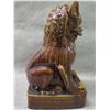 Image 6 : Guardian Lion Foo Dog Figure 13"x9"x22"H