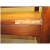 Image 15 : Koa Wood Bench w/ Arms & Slatted Back 48"x18"x36"H (needs repair & refinishing)