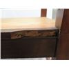 Image 16 : Koa Wood Bench w/ Arms & Slatted Back 48"x18"x36"H (needs repair & refinishing)