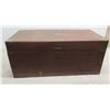 Image 1 : Wooden Camphor Chest w/ Metal Hardware (No key) 34"x17"x15"H