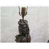 Image 16 : Qty 2 Lamp Bases w/ Quan Yin Figures (No shades) 28" & 35"H