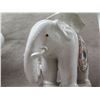 Image 13 : Qty 2 White Elephant Shaped Plant Stands w/ Decorative Saddles 17"L x 20"H