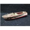Image 18 : Qty 3 Model Boats: Battleship Missouri 32"L, Wooden Speed Boat & Chris Craft 18"L