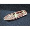 Image 19 : Qty 3 Model Boats: Battleship Missouri 32"L, Wooden Speed Boat & Chris Craft 18"L