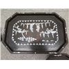 Image 2 : Qty 3 Trays w/ Inlaid Design Misc Size, 8-Ball & Seated Figure