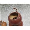 Image 18 : Multiple Wooden Serving Dishes, Trivet, Plaque, Monkeypod Pitcher, Ipu, etc