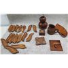 Image 1 : Multiple Wooden Serving Dishes, Trivet, Plaque, Monkeypod Pitcher, Ipu, etc
