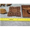 Image 25 : Multiple Wooden Serving Dishes, Trivet, Plaque, Monkeypod Pitcher, Ipu, etc