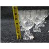 Image 10 : Qty 10 Gump's Wine Goblets & 7 Crystal Glasses
