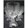 Image 2 : Qty 10 Gump's Wine Goblets & 7 Crystal Glasses
