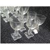 Image 9 : Qty 10 Gump's Wine Goblets & 7 Crystal Glasses