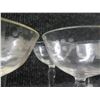 Image 8 : Qty 6 Gilt Rim Sherry & 6 Etched Champagne Glasses, Misc Sizes