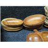 Image 8 : Multiple Wooden Serving Dishes, Bowls, Plates & Serving Spoons, Misc Sizes