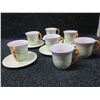 Image 2 : Qty 7 Italy Tea Cups w/ 5 Matching Saucers