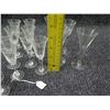 Image 8 : Qty Approx. 14 Etched Cordial Glasses