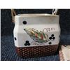 Image 3 : Ceramic Jar w/ Lid & Handle Made in Japan 6"x6"x5"H (Ht without handle)