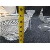 Image 19 : Multiple Cut Glass Bowls, Lead Crystal Candy Dish, Bell, Multi-Section Plates, etc