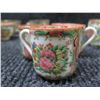 Image 25 : Multiple Famille Rose Teacups, Coffee Mugs, Plates (some Maker's Marks), Misc Sizes