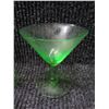 Image 3 : Qty Approx. 20 Green Martini Glasses