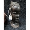 Image 2 : Bust Female Head 6"H & Woven Trinket Box 8" dia
