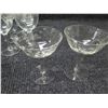 Image 8 : Qty Approx. 24 Stemmed Frosted & Cut Glass Wine Glasses, Misc Design & Sizes