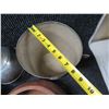 Image 16 : Wooden Box w/ Lid & Bowl, Metal Stanley Pitcher w/ Stopper, Dragon Cooler, Duck, etc