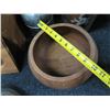 Image 18 : Wooden Box w/ Lid & Bowl, Metal Stanley Pitcher w/ Stopper, Dragon Cooler, Duck, etc