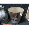 Image 7 : Wooden Box w/ Lid & Bowl, Metal Stanley Pitcher w/ Stopper, Dragon Cooler, Duck, etc