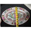 Image 10 : Multiple Famille Rose Plates, Condiment Dishes & Oval Platters w/ Maker's Marks, Misc Sizes