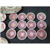 Image 18 : Multiple Famille Rose Plates, Condiment Dishes & Oval Platters w/ Maker's Marks, Misc Sizes
