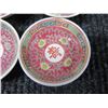 Image 19 : Multiple Famille Rose Plates, Condiment Dishes & Oval Platters w/ Maker's Marks, Misc Sizes