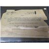 Image 15 : Vintage Documents:  Honolulu Star Bulletin 1922, Radiogram 1925, Pacific Club Card 1927, etc