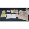 Image 1 : Vintage Documents:  Honolulu Star Bulletin 1922, Radiogram 1925, Pacific Club Card 1927, etc
