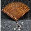 Image 1 : Decorative Fan w/ Maker's Mark 15" (open) x 9"H