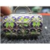 Image 2 : Judith Leiber for Neiman Marcus Metal Butterfly Change Purse, Pillbox 2.5" L