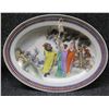 Image 1 : Asian Motif Serving Platter Decorated in Hong Kong 16"x12"