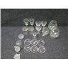 Image 2 : Multiple Cut Glass & Etched Stemmed Snifters & Goblets, Bowls, Bottle, etc Misc Sizes