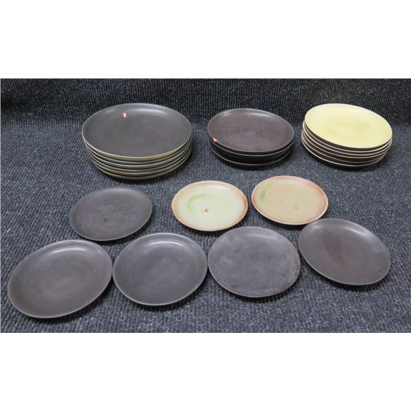 Multiple Plates, Bowls & Saucers (some Maker's Marks) Misc Sizes