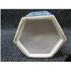 Image 8 : Asian Floral Tea Caddy Jar w/ Lid 8"H