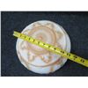 Image 8 : Painted Glass Lampshade 11" dia, 6"H