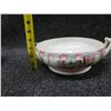 Image 11 : Asian Famille Rose Tureen w/ Handles & Lid Decorated in Hong Kong 11" dia, 3"H (w/o lid)