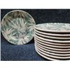 Image 2 : Multiple Wallace & Shenango Leaf Design Plates from Willows' Restaurant w/ Mugs & Cards