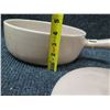 Image 8 : Qty 2 Pottery Dishes w/ Handles, Lids & Gray Teapot, Misc Sizes