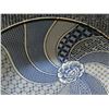 Image 2 : Blue White Charger Platter Made in Japan 15" dia